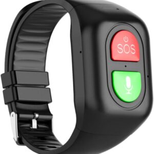 Rastreador GPS Personal tipo pulsera reloj Tracker Botón SOS Llamada Emergencias Adulto Mayor Demencia Discapacidad
