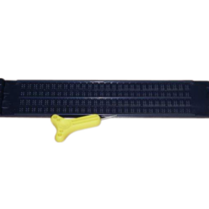 Regleta escritura Braille Ciegos con punzón plástica 4x28 discapacidad visual tienda distribuidor Medellín colombia productos para ciegos discapacidad visual