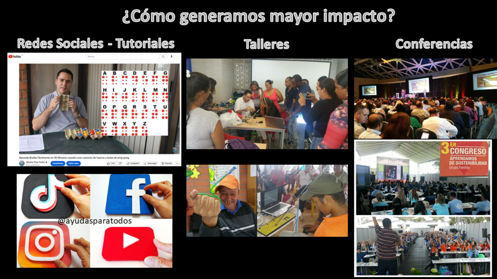 redes sociales talleres y conferencais der ayudas para todos todos podemos ayudar