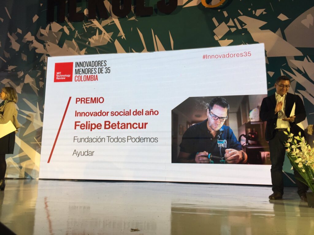 premio mit technology review innovators under 35 felipe betancur