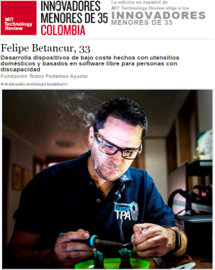 mit premio innovadores menores de 35 felipe betancur