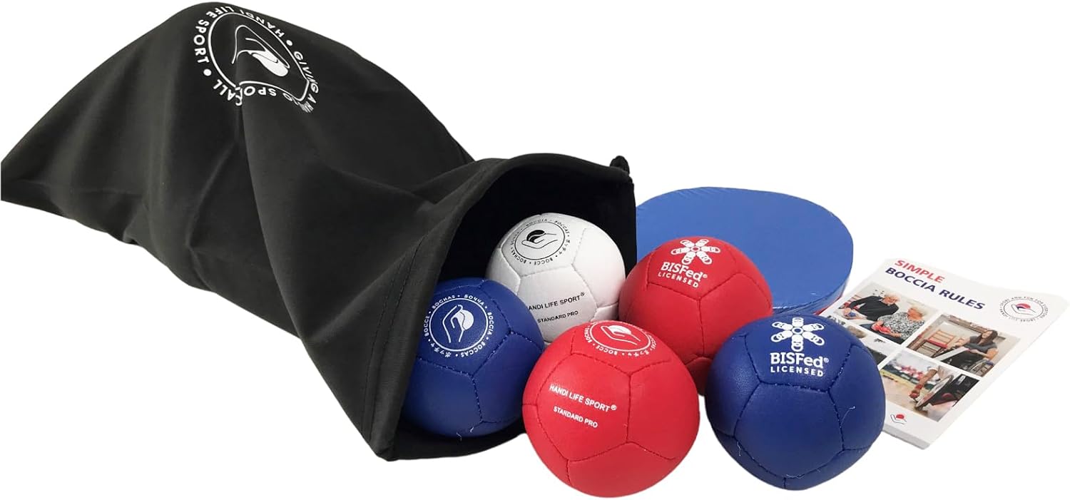 Kit Juego Boccia Profesionales BISFED certificadas BC1 BC2 BC3 BC4 Deporte Adaptado paralímpico Kit Juego Boccia Profesionales BISFED certificadas BC1 BC2 BC3 BC4 Deporte Adaptado paralímpico