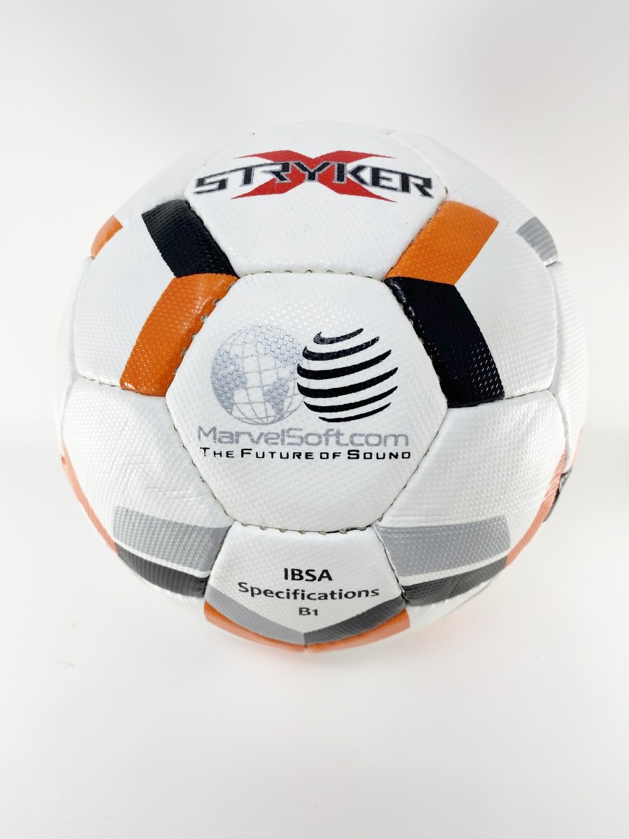 Balón de Futbol sonoro Stryker IBSA Balón de Fútbol sonoro Stryker Profesional aprobado IBSA tamaño 4 discapacidad visual
