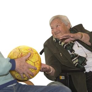 Balón sonoro inflable discapacidad visual