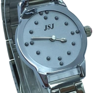 Reloj Braille de mujer para ciegos, adultos mayores y baja visión Marca JSJ