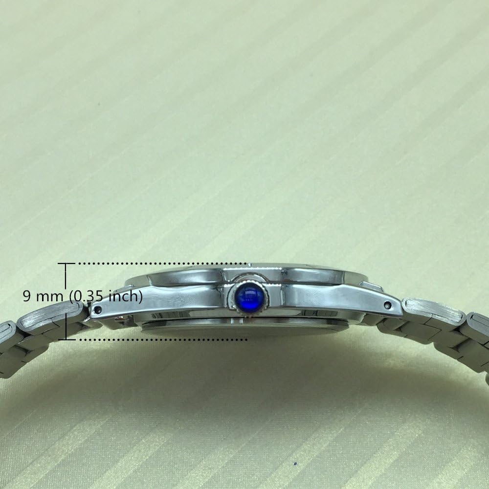 VISRELOJ4 Reloj Braille Hombre JSJ 5 Reloj para hombre con Braille para ciegos, adultos mayores y baja visión Marca JSJ