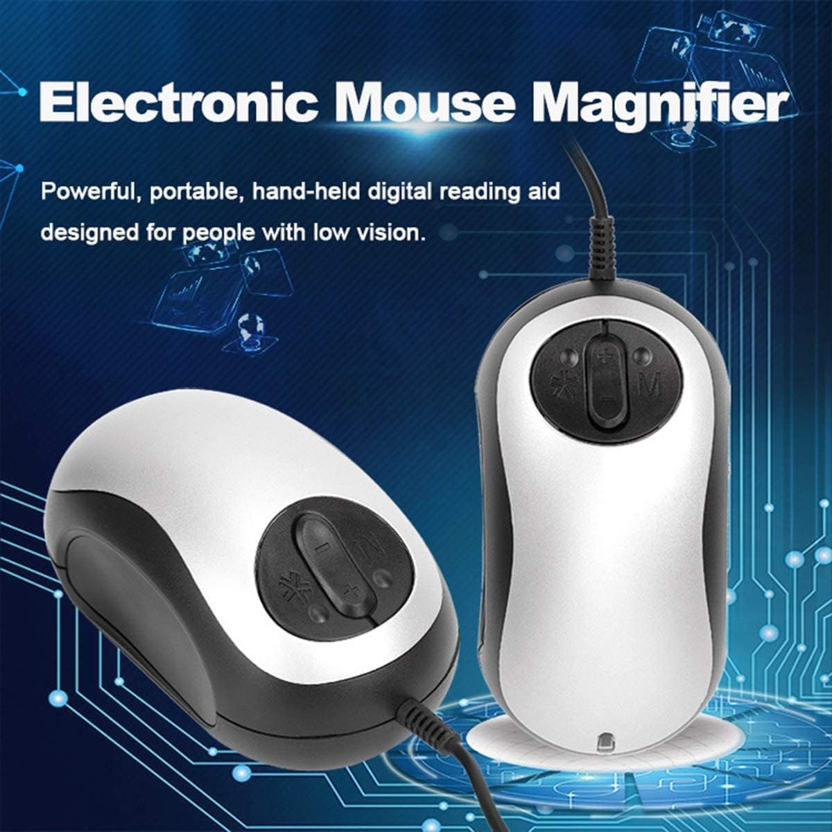 Lupa Digital portable tipo mouse amplificador de textos con conexión a tv baja visión adulto mayor Lupa Digital portable tipo mouse amplificador de textos con conexión a tv baja visión adulto mayor