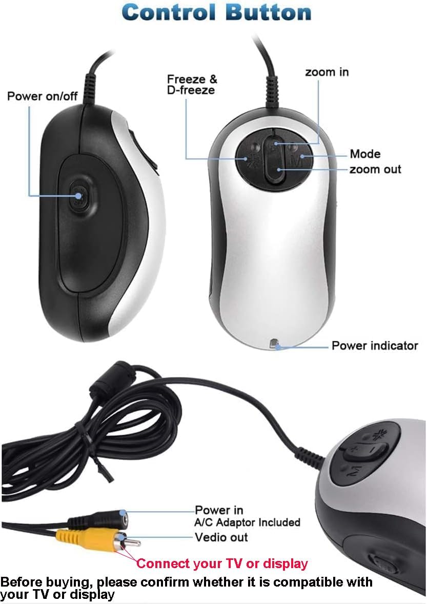 Lupa Digital portable tipo mouse amplificador de textos con conexión a tv baja visión adulto mayor Lupa Digital portable tipo mouse amplificador de textos con conexión a tv baja visión adulto mayor