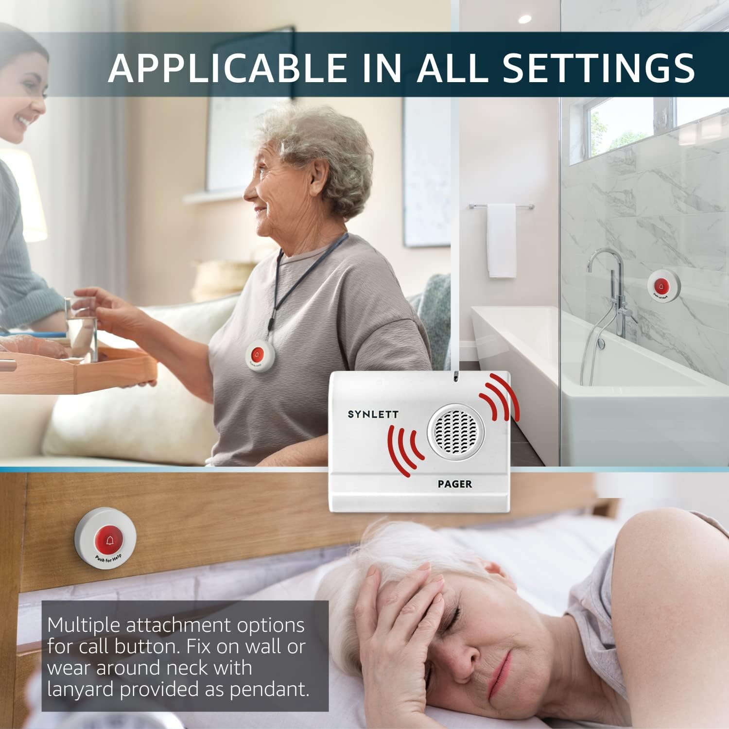 3 Timbre de emergencia Portables SOS con 2 receptores para cuidadores discapacidad adulto mayor pacientes Precio: $380.000 Producto importado, venta bajo pedido con pago previo por el valor total del artículo. FAVOR ANTES DE OFERTAR, confirmar precio actual (por variaciones del valor del dólar) y Envió desde Estados Unidos, tiempo de entrega de 2-4 semanas. Buscapersonas de cuidador Botón inalámbrico de llamada de enfermería para monitoreo de ancianos Sistema de alerta SOS alarma portátil Campana de llamada para atención domiciliaria, pacientes Características: El sistema de localización inalámbrico SYNLETT viene con 3 botones de llamada inalámbricos y 2 buscapersonas portátiles. Permite al cuidador o cuidador la libertad de asistir a otras tareas mientras recibe alerta de residentes, personas mayores, timbre para ancianos y seres queridos. Fácil cuidado: hace que el cuidado de tu ser querido sea más fácil. Con un simple toque del botón de llamada SOS o alarmas de pacientes para buscar ayuda y asistencia del cuidador. El sistema de localización de botones de llamada para cuidadores viene con un clip para cinturón, que se puede enganchar en el cinturón o colocar en una superficie plana. Cada botón de llamada viene con un soporte que se puede fijar a una pared. Los botones de llamada de enfermera también se pueden llevar alrededor del cuello como colgante de llamada o botón de alerta con cordón proporcionado o montado en la cabecera de la cabecera o pared del baño. Puedes cambiar a DINGDONG para una alerta de timbre fuerte/timbre en 3 niveles de volumen ajustables. Cámbielo a ALARMA para una sirena de alarma continua cuando reciba la señal del botón de llamada. Mantenga pulsado el botón de volumen en el lateral para pausar la alarma cuando sea necesario. Un sencillo sistema de localización inalámbrico para personas mayores o botón de emergencia para ancianos en casa. El sistema de alerta de enfermera funciona para el hogar familiar pequeño o la unidad de cuidado. El rango de señal inalámbrica entre el buscapersonas y los beepers o el botón de pánico es de hasta 300 pies en área abierta. Monitores de adultos efectivos y compactos para ancianos y personas mayores. Para realizar pedidos o si tienes dudas sobre el artículo, contáctanos por WhatsApp al +57 3006000144 Correo electrónico contacto@todospodemosayudar.com y desde el sitio web todospodemosayudar.com #cuidador #discapacidad #sos #timbredemergencia #adultomayor #tecnologiaasistiva #productosdeapoyo SOSTIM7 3 Timbre de emergencia Portables SOS con 2 receptores para cuidadores discapacidad adulto mayor pacientes Precio: $380.000 Producto importado, venta bajo pedido con pago previo por el valor total del artículo. FAVOR ANTES DE OFERTAR, confirmar precio actual (por variaciones del valor del dólar) y Envió desde Estados Unidos, tiempo de entrega de 2-4 semanas. Buscapersonas de cuidador Botón inalámbrico de llamada de enfermería para monitoreo de ancianos Sistema de alerta SOS alarma portátil Campana de llamada para atención domiciliaria, pacientes Características: El sistema de localización inalámbrico SYNLETT viene con 3 botones de llamada inalámbricos y 2 buscapersonas portátiles. Permite al cuidador o cuidador la libertad de asistir a otras tareas mientras recibe alerta de residentes, personas mayores, timbre para ancianos y seres queridos. Fácil cuidado: hace que el cuidado de tu ser querido sea más fácil. Con un simple toque del botón de llamada SOS o alarmas de pacientes para buscar ayuda y asistencia del cuidador. El sistema de localización de botones de llamada para cuidadores viene con un clip para cinturón, que se puede enganchar en el cinturón o colocar en una superficie plana. Cada botón de llamada viene con un soporte que se puede fijar a una pared. Los botones de llamada de enfermera también se pueden llevar alrededor del cuello como colgante de llamada o botón de alerta con cordón proporcionado o montado en la cabecera de la cabecera o pared del baño. Puedes cambiar a DINGDONG para una alerta de timbre fuerte/timbre en 3 niveles de volumen ajustables. Cámbielo a ALARMA para una sirena de alarma continua cuando reciba la señal del botón de llamada. Mantenga pulsado el botón de volumen en el lateral para pausar la alarma cuando sea necesario. Un sencillo sistema de localización inalámbrico para personas mayores o botón de emergencia para ancianos en casa. El sistema de alerta de enfermera funciona para el hogar familiar pequeño o la unidad de cuidado. El rango de señal inalámbrica entre el buscapersonas y los beepers o el botón de pánico es de hasta 300 pies en área abierta. Monitores de adultos efectivos y compactos para ancianos y personas mayores. Para realizar pedidos o si tienes dudas sobre el artículo, contáctanos por WhatsApp al +57 3006000144 Correo electrónico contacto@todospodemosayudar.com y desde el sitio web todospodemosayudar.com #cuidador #discapacidad #sos #timbredemergencia #adultomayor #tecnologiaasistiva #productosdeapoyo SOSTIM7