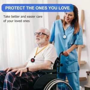 6 Timbres de emergencia SOS y receptor para cuidadores discapacidad adulto mayor pacientes