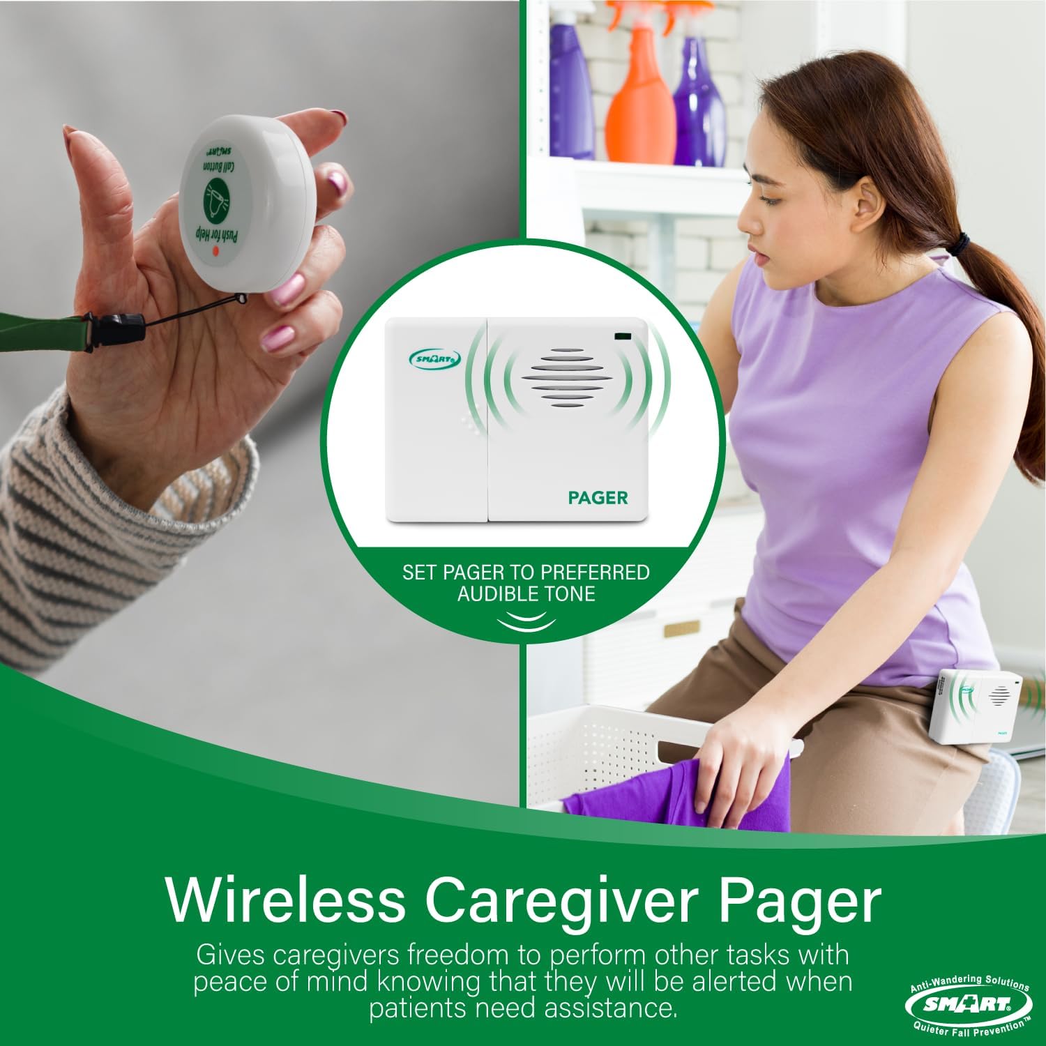 Timbre de emergencia Portable SOS con 2 pulsadores para cuidadores discapacidad adulto mayor pacientes Timbre de emergencia Portable SOS con 2 pulsadores para cuidadores discapacidad adulto mayor pacientes