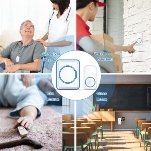 Timbre de emergencia SOS con 2 pulsadores para cuidadores discapacidad adulto mayor pacientes Precio: $320.000 Producto importado, venta bajo pedido con pago previo por el valor total del artículo. FAVOR ANTES DE OFERTAR, confirmar precio actual (por variaciones del valor del dólar) y Envió desde Estados Unidos, tiempo de entrega de 2-4 semanas. Alerta de vida inalámbrica para cuidador, rango más largo de 1000 pies, botón de llamada de alerta de caída impermeable para el hogar, ancianos/pacientes/discapacitados Características: [Cuida de tu familia] Para los ancianos, discapacitados o enfermos que pagan a su cuidador. También es bueno para los masajistas, la respuesta perfecta para saber con certeza cuándo el cliente está listo sin esperar demasiado tiempo para entrar en la habitación o no darles suficiente tiempo antes de tocar. Distancias más largas y tecnología de alta frecuencia: utilizando tecnología adaptativa de alta frecuencia y más antiinterferencia, más de 1000 pies en el área abierta, fuerte penetración y estabilidad de señal, puede penetrar algunas paredes. 5 niveles de volumen y flash LED: rango de volumen de 5 niveles de 0 dB a 110 dB, para bebés y personas que duermen ligeramente. El modo silencioso con solo flash LED está disponible cuando no quieres que te molesten. [Resistente al agua y 52 melodías] El botón es impermeable IP55, aceptable para salpicaduras de comida/sopa, y permite instalarse en la sala de lavado. Los sistemas de alerta de vida ofrecen 52 melodías para su elección. Conveniente para transportar: el transmisor se puede llevar cómodamente alrededor del cuello o llevar en un bolsillo. Simplemente presionar un botón en el transmisor hará que el receptor alerte un sonido fuerte, no es necesario gritar para llamar la atención de alguien. Batería CR2032 reemplazable incluida. Para realizar pedidos o si tienes dudas sobre el artículo, contáctanos por WhatsApp al +57 3006000144 Correo electrónico contacto@todospodemosayudar.com y desde el sitio web todospodemosayudar.com #cuidador #discapacidad #sos #timbredemergencia #adultomayor #tecnologiaasistiva #productosdeapoyo SOSTIM4