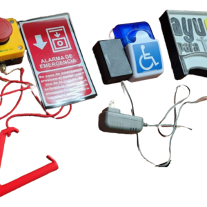 Sistema de Alarma Baño discapacidad Inalámbrico NTC 6047, Hospitales, adultos mayores Seguridad caídas