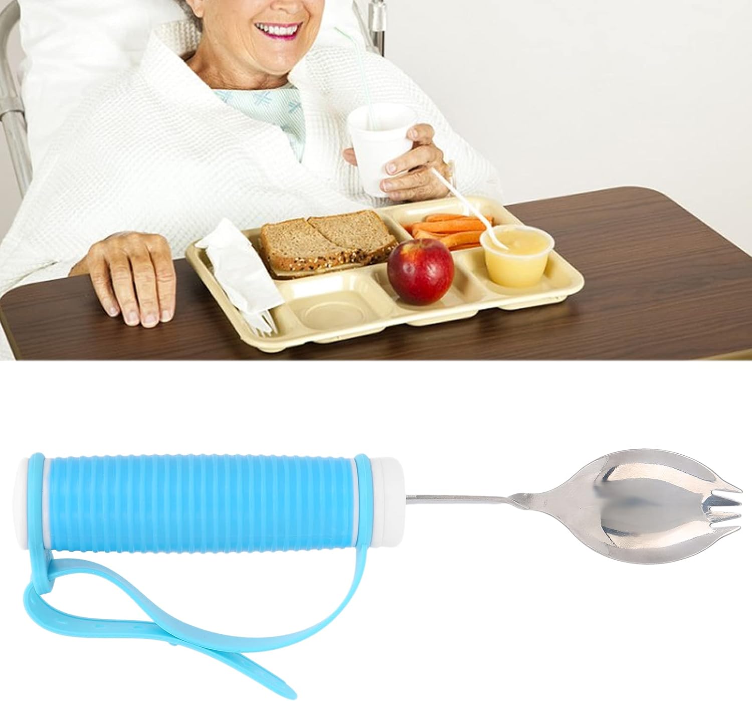 Cuchara y tenedor Accesible Discapacidad Adulto Mayor terapia ocupacional,Parkinson,artritis,discapacidad Ayuda para comer Cuchara y tenedor Accesible Discapacidad Adulto Mayor terapia ocupacional,Parkinson,artritis,discapacidad Ayuda para comer