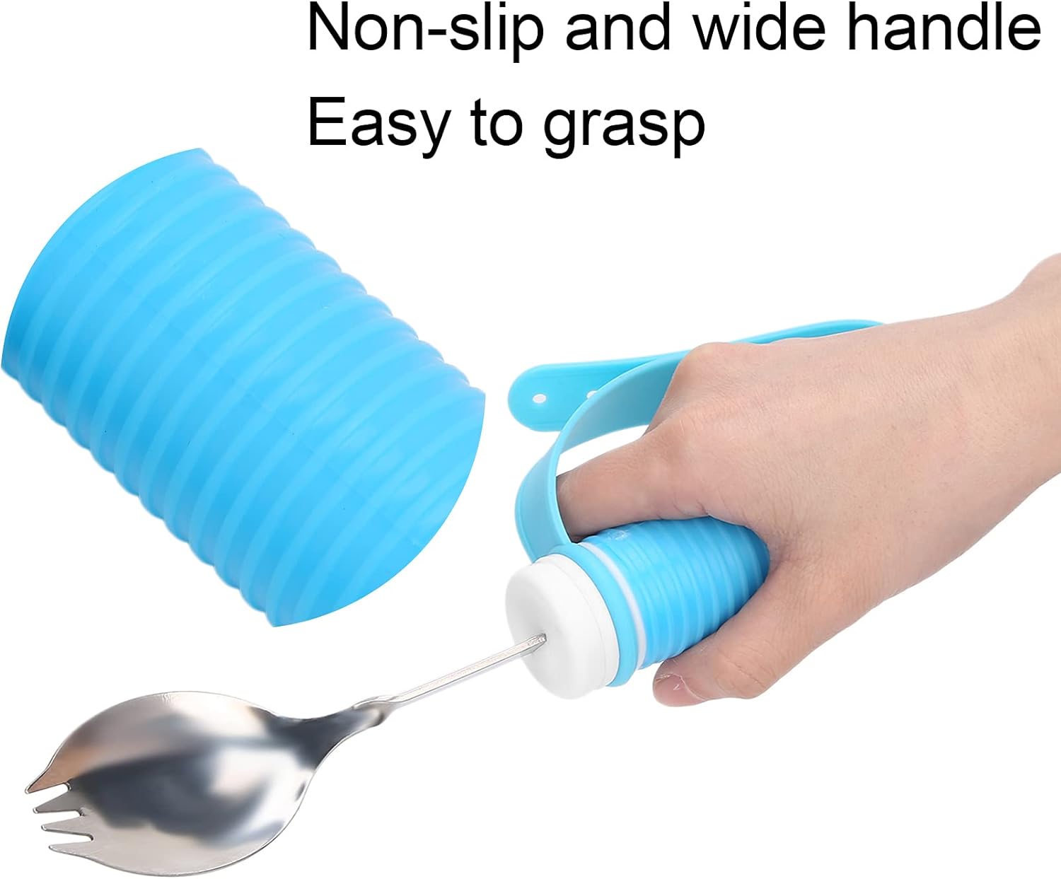 Cuchara y tenedor Accesible Discapacidad Adulto Mayor terapia ocupacional,Parkinson,artritis,discapacidad Ayuda para comer Cuchara y tenedor Accesible Discapacidad Adulto Mayor terapia ocupacional,Parkinson,artritis,discapacidad Ayuda para comer