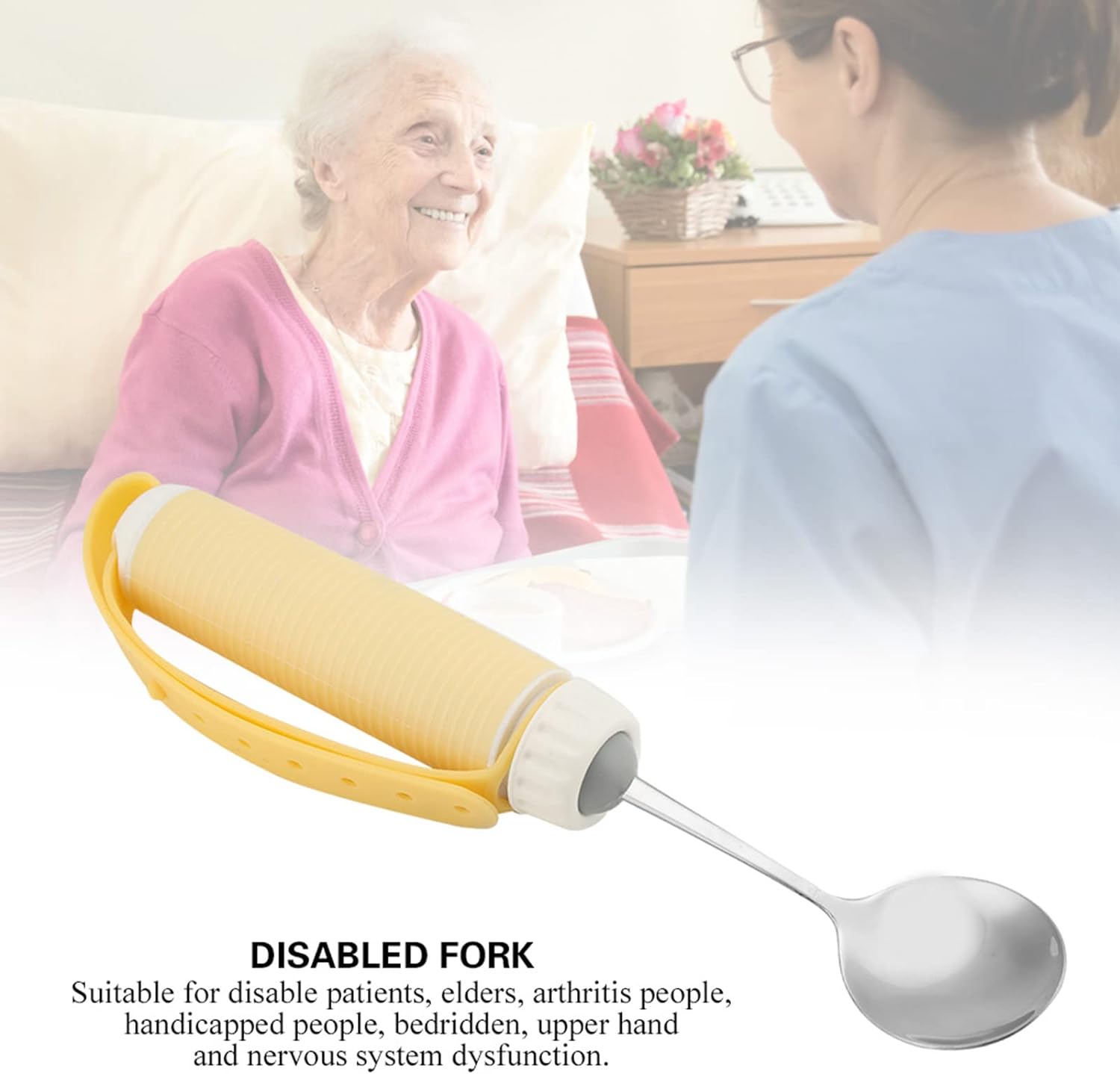 Cuchara Angulo ajustable,peso,correa Discapacidad Adulto Mayor terapia ocupacional,Parkinson,artritis, Ayuda para comer Cuchara Angulo ajustable,peso,correa Discapacidad Adulto Mayor terapia ocupacional,Parkinson,artritis, Ayuda para comer