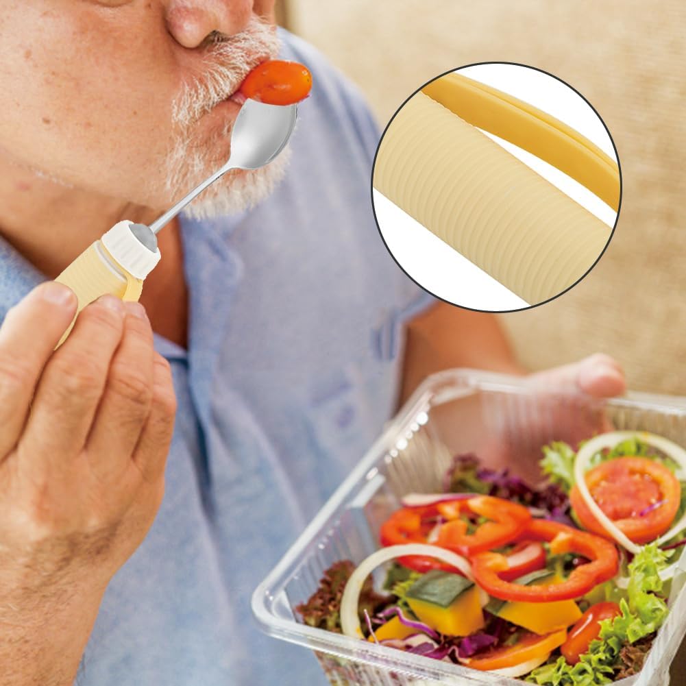 Cuchara Angulo ajustable,peso,correa Discapacidad Adulto Mayor terapia ocupacional,Parkinson,artritis, Ayuda para comer Cuchara Angulo ajustable,peso,correa Discapacidad Adulto Mayor terapia ocupacional,Parkinson,artritis, Ayuda para comer
