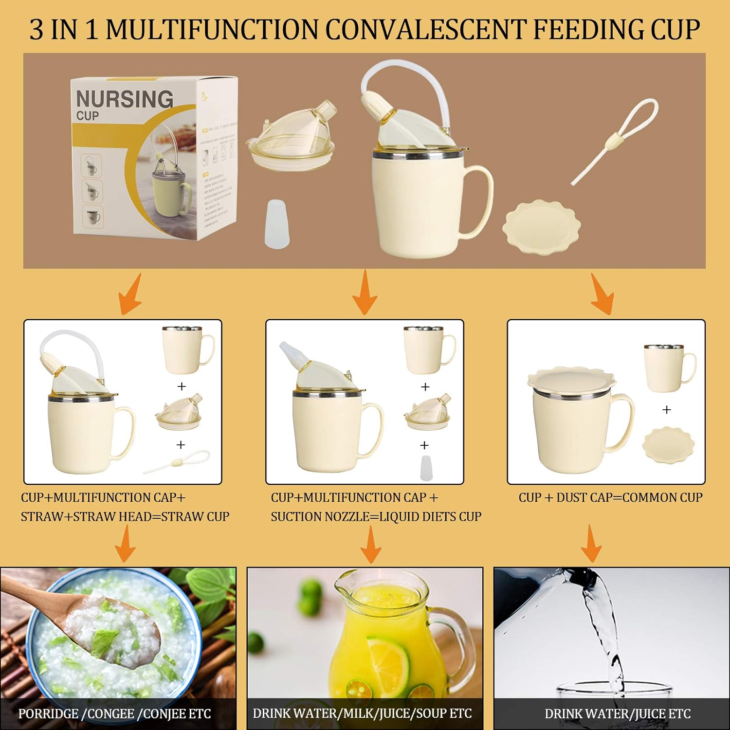 Vaso de alimentación convaleciente discapacidad adulto mayor Parkinson demencia pacientes temblores alimentación comer Vaso de alimentación convaleciente discapacidad adulto mayor Parkinson demencia pacientes temblores alimentación comer