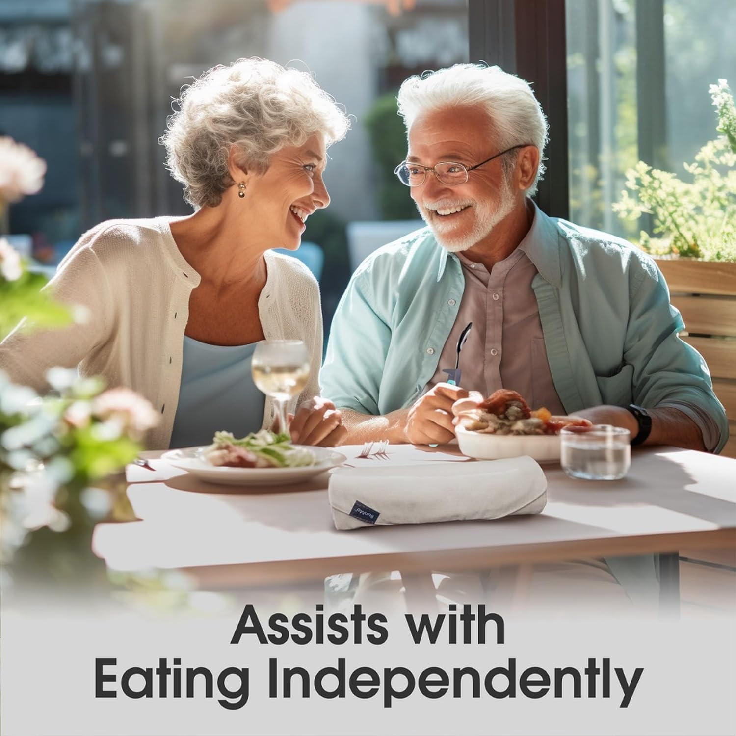 Kit 4 utensilios adaptados discapacidad, adulto mayor, parkinson, mango grueso, fácil agarre BUNMO Kit 4 utensilios adaptados discapacidad, adulto mayor, parkinson, mango grueso, fácil agarre BUNMO