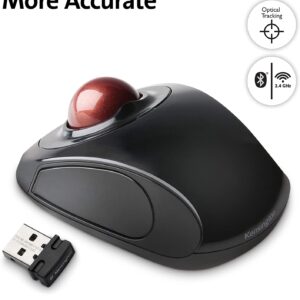 Mouse Trackball Kensington Orbit Inalámbrico - Discapacidad Física Parálisis cerebral Autismo