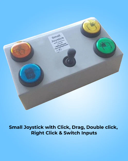 Mouse con Joystick y botones grandes - Discapacidad Física Parálisis cerebral Autismo Mouse con Joystick y botones grandes - Discapacidad Física Parálisis cerebral Autismo