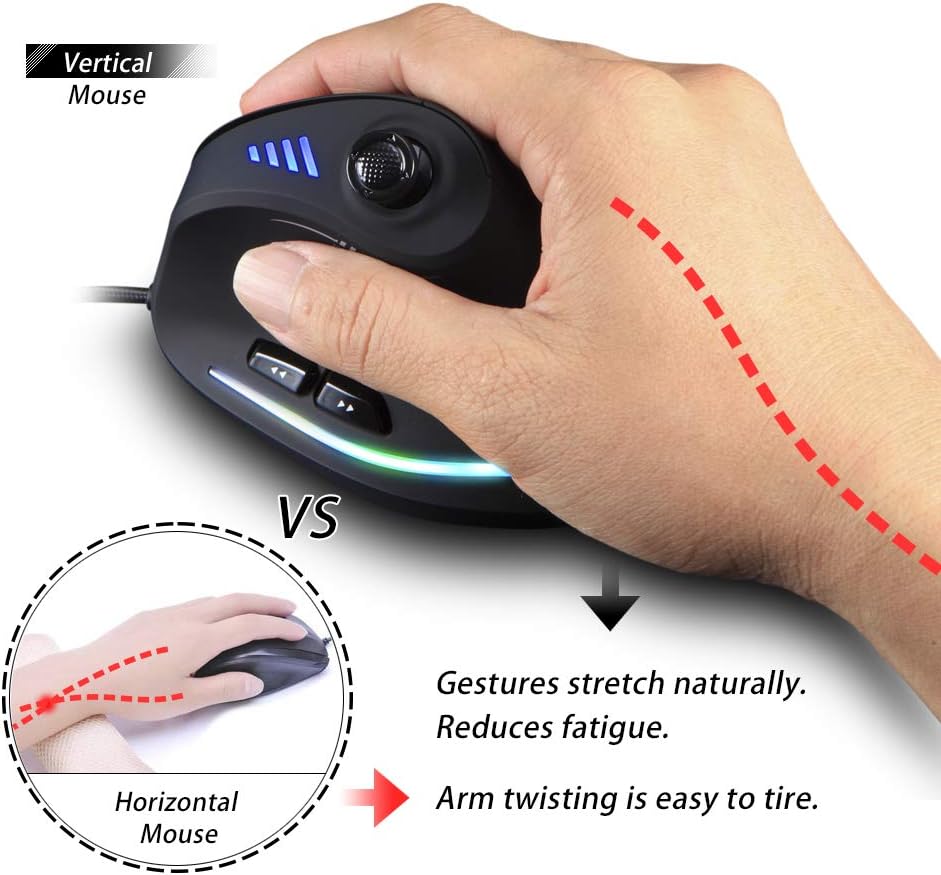 Mouse Zelotes Ratón vertical con Joystick y 11 botones programables Discapacidad accesibilidad Mouse Zelotes Ratón vertical con Joystick y 11 botones programables Discapacidad accesibilidad