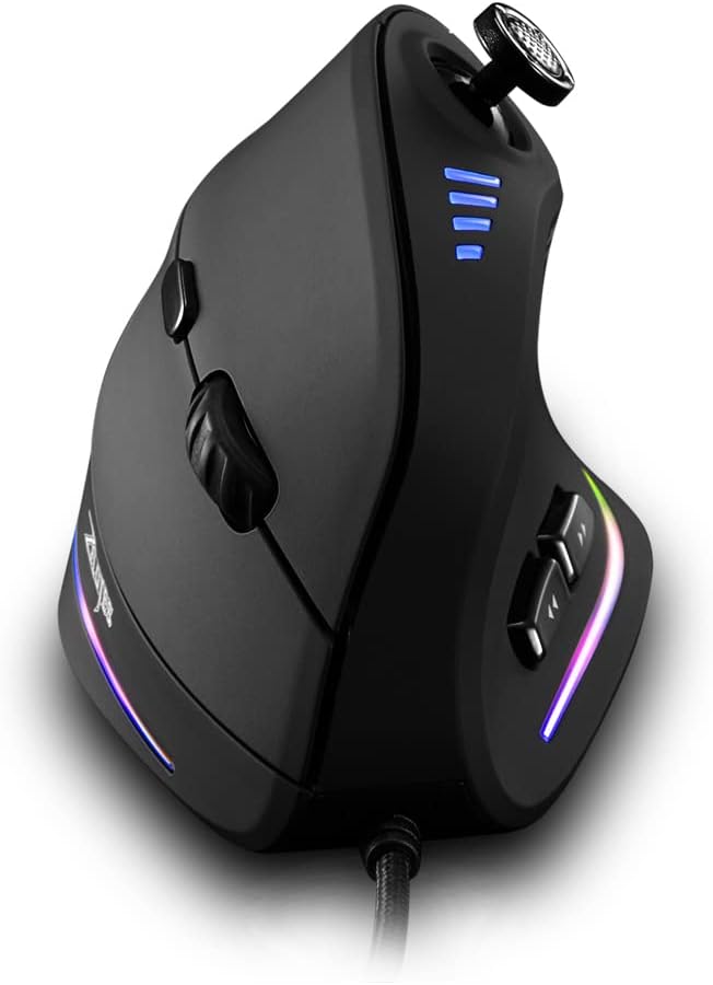 Mouse Zelotes Ratón vertical con Joystick y 11 botones programables Discapacidad accesibilidad Mouse Zelotes Ratón vertical con Joystick y 11 botones programables Discapacidad accesibilidad