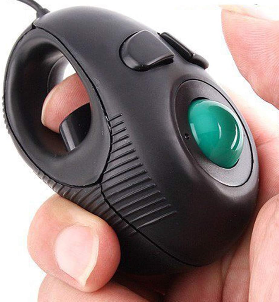 Mouse de mano mini TrackBall accesible con cable USB Discapacidad accesibilidad Mouse de mano mini TrackBall accesible con cable USB Discapacidad accesibilidad