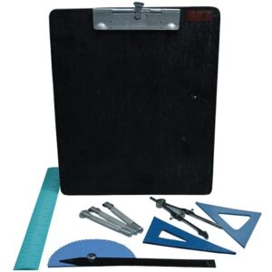 Kit de Geometría Braille 7 piezas ciegos y estudiantes con baja visión