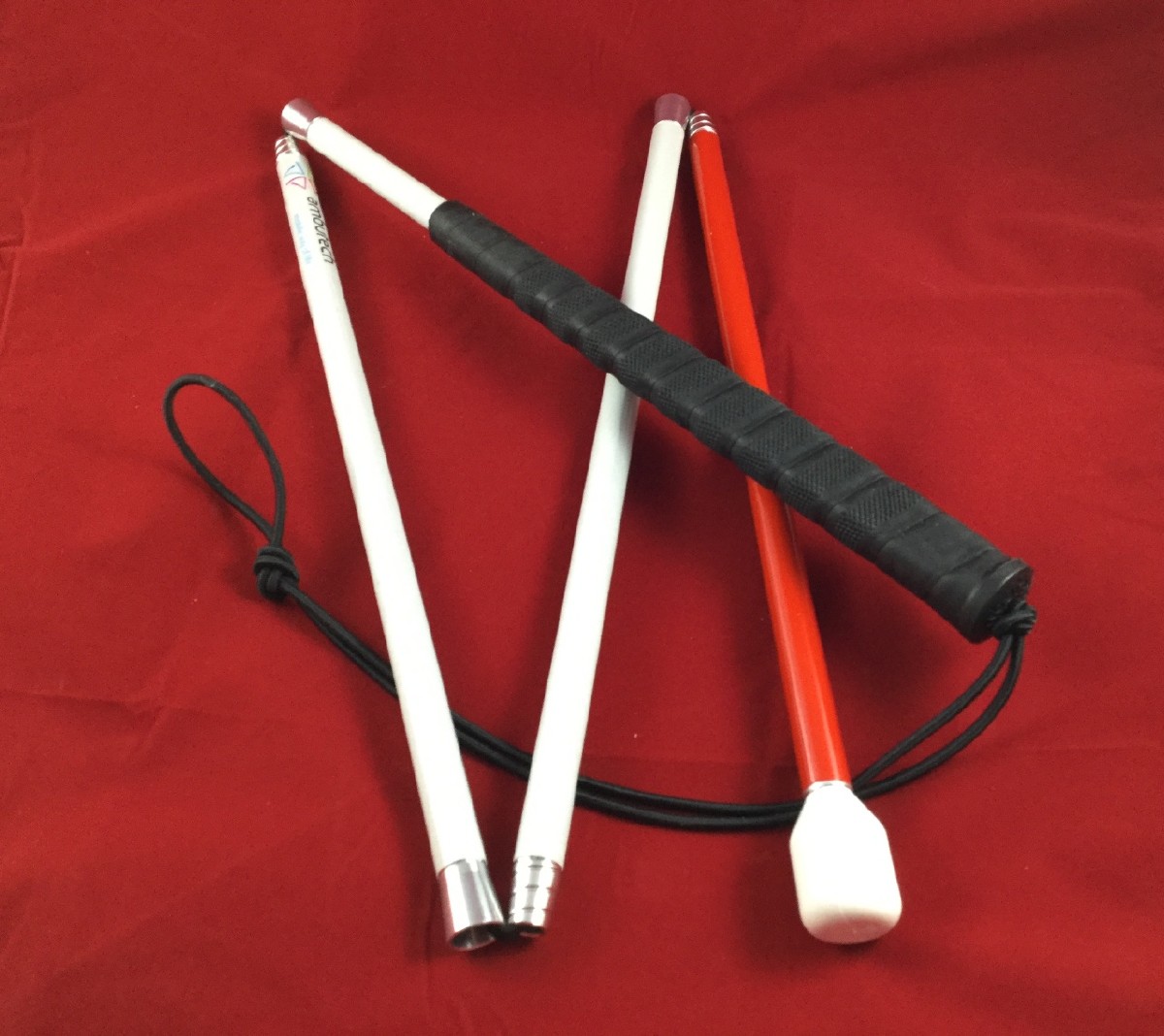 Bastón Guía Plegable Ambutech diferentes tamaños, ciegos baja visión Bastón Guía Plegable Ambutech diferentes tamaños, ciegos baja visión