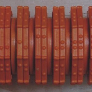 2 Bloques giratorios de 8 letras para aprender practicar Braille