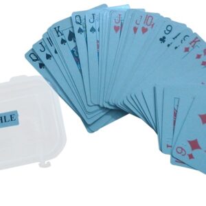 2 Naipes de Cartas Pinochle con braille Baja visión ciegos