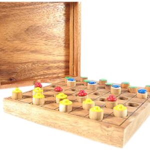 Juego de Damas Con relieve Kit viajero para personas con Baja visión ciegos