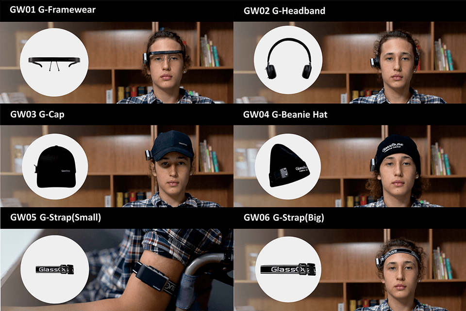 Accesorios GlassOuse - G-Wear opciones ssitemas de sujeción para llevar el dispositivo Glassouse Pro/Link Accesorios GlassOuse - G-Wear opciones ssitemas de sujeción para llevar el dispositivo Glassouse Pro/Link